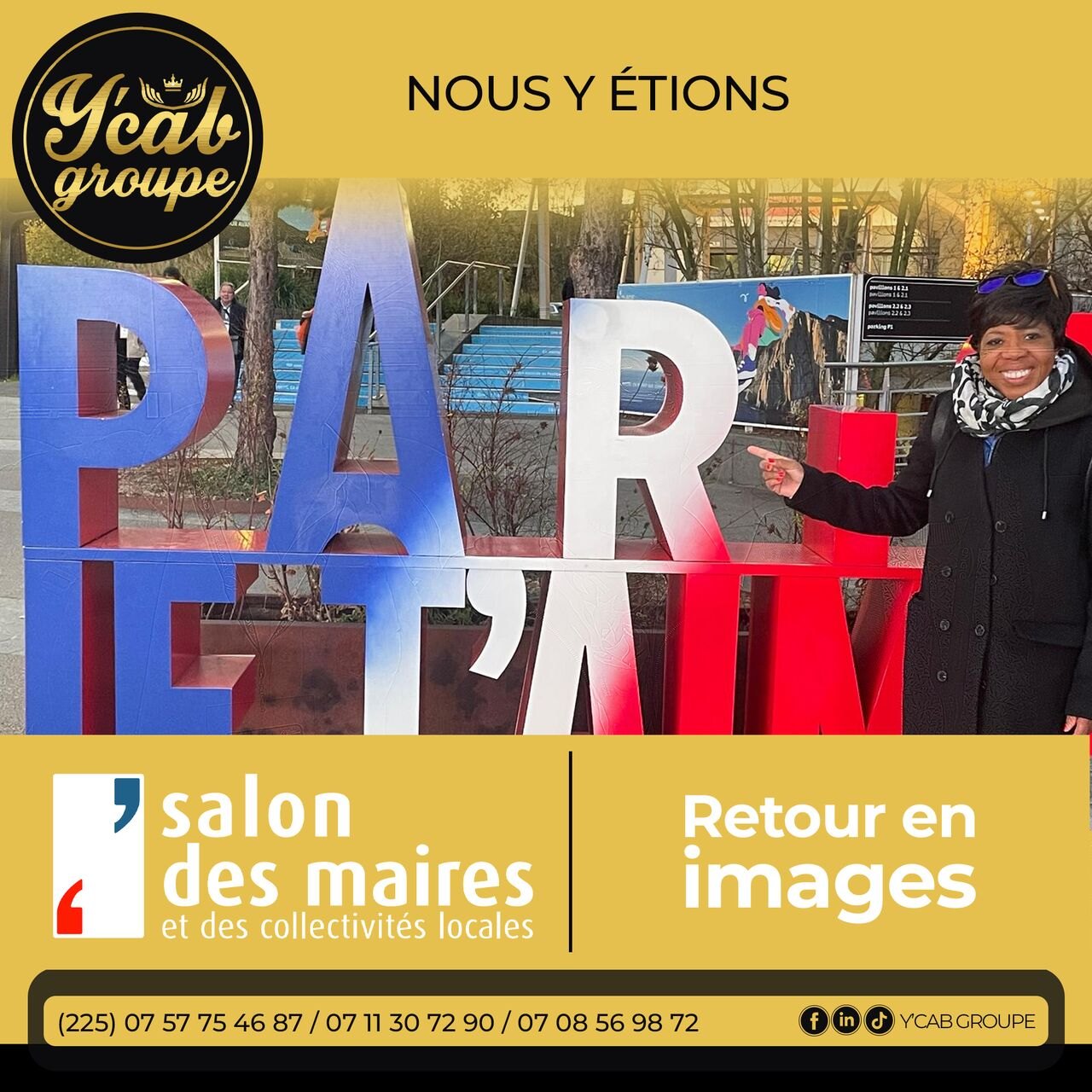 Y'CAB GROUPE au Salon des Maires et des Collectivités 2025